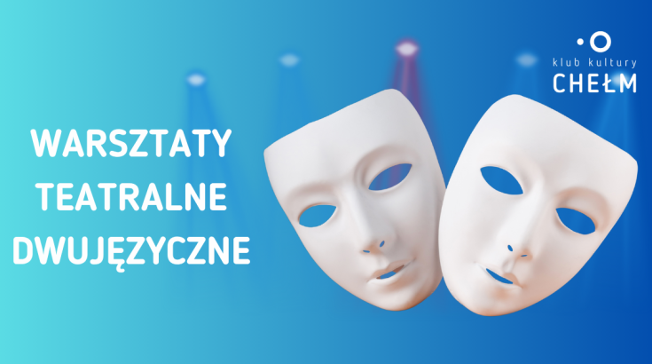Obrazek przedstawia dwie białe maski teatralne.