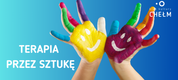 Obrazek przedstawia dłonie pomalowane kolorowymi farbami.