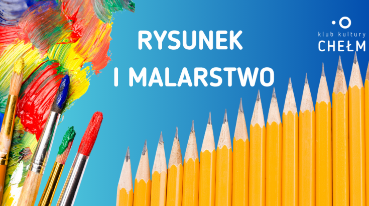 Obrazek przedstawia pędzle i kredki.