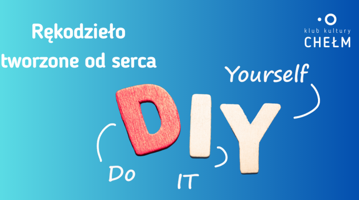 Obrazek przedstawia kolorowy napis: DIY.