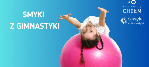 Obrazek przedstawia dziecko ćwiczące z dużą piłką do pilatesu.