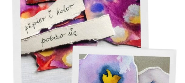 Obrazek przedstawia kwiaty malowane farbami akwarelowymi.