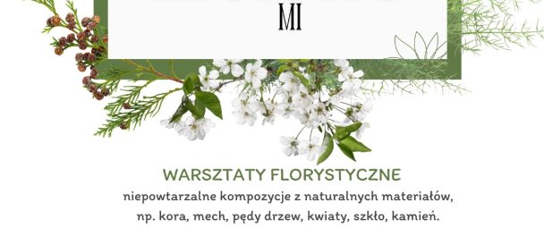 Obrazek przedstawia zielone rośliny skomponowane w stroik.