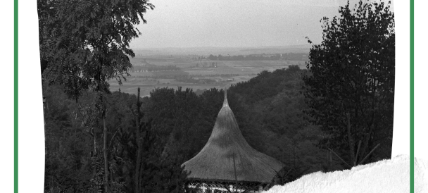 Obrazek przedstawia widok na Wolę Justowską na archiwalnej fotografii