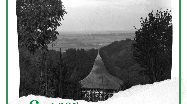 Obrazek przedstawia widok na Wolę Justowską na archiwalnej fotografii